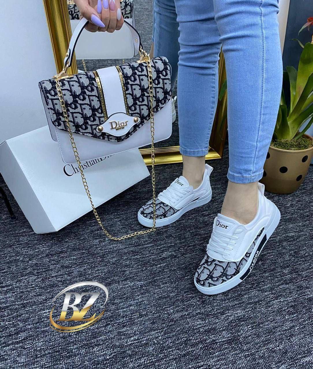 Christian dior minion sneakers and shoulder handbags
