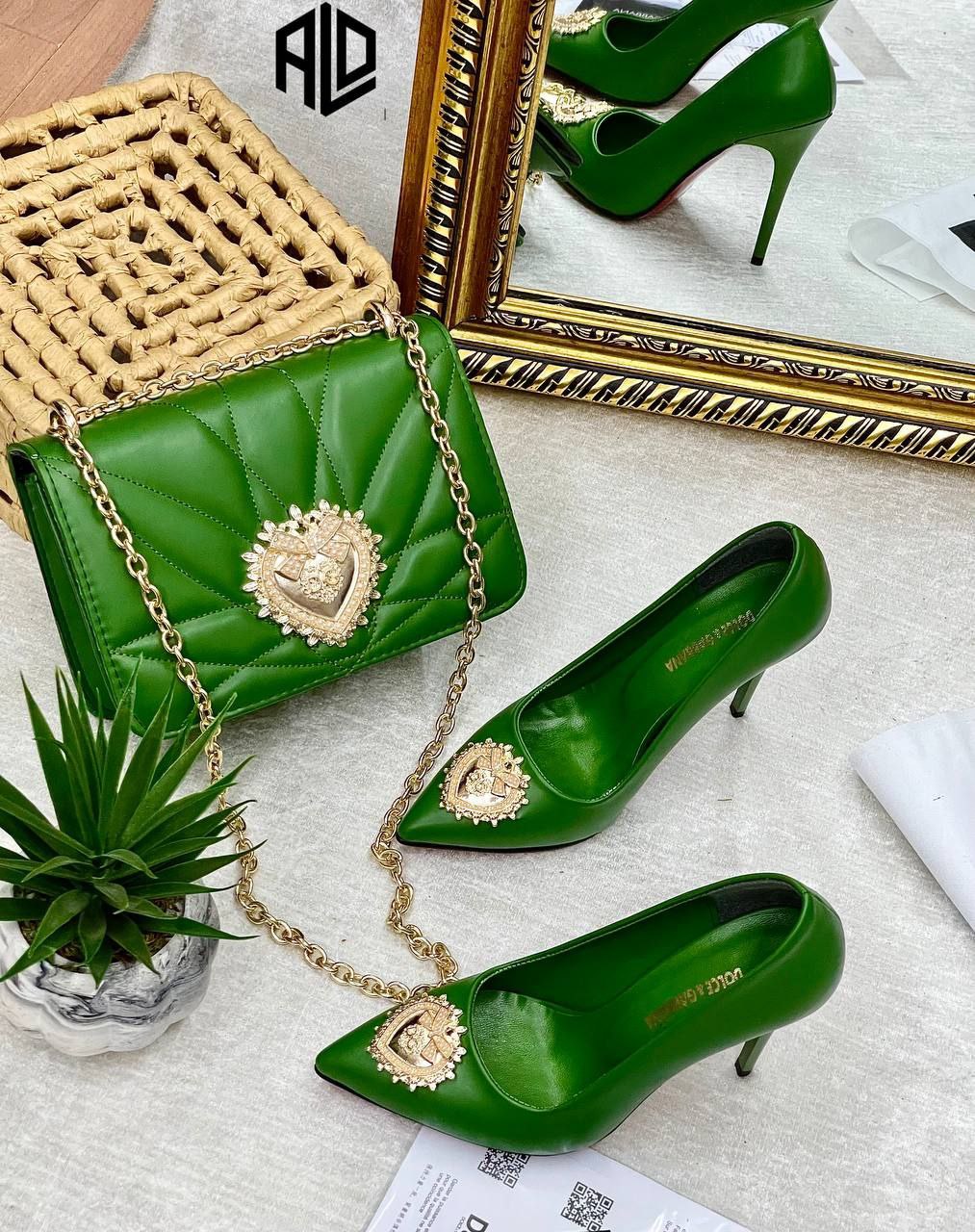 D&G ankle heels and handbag
