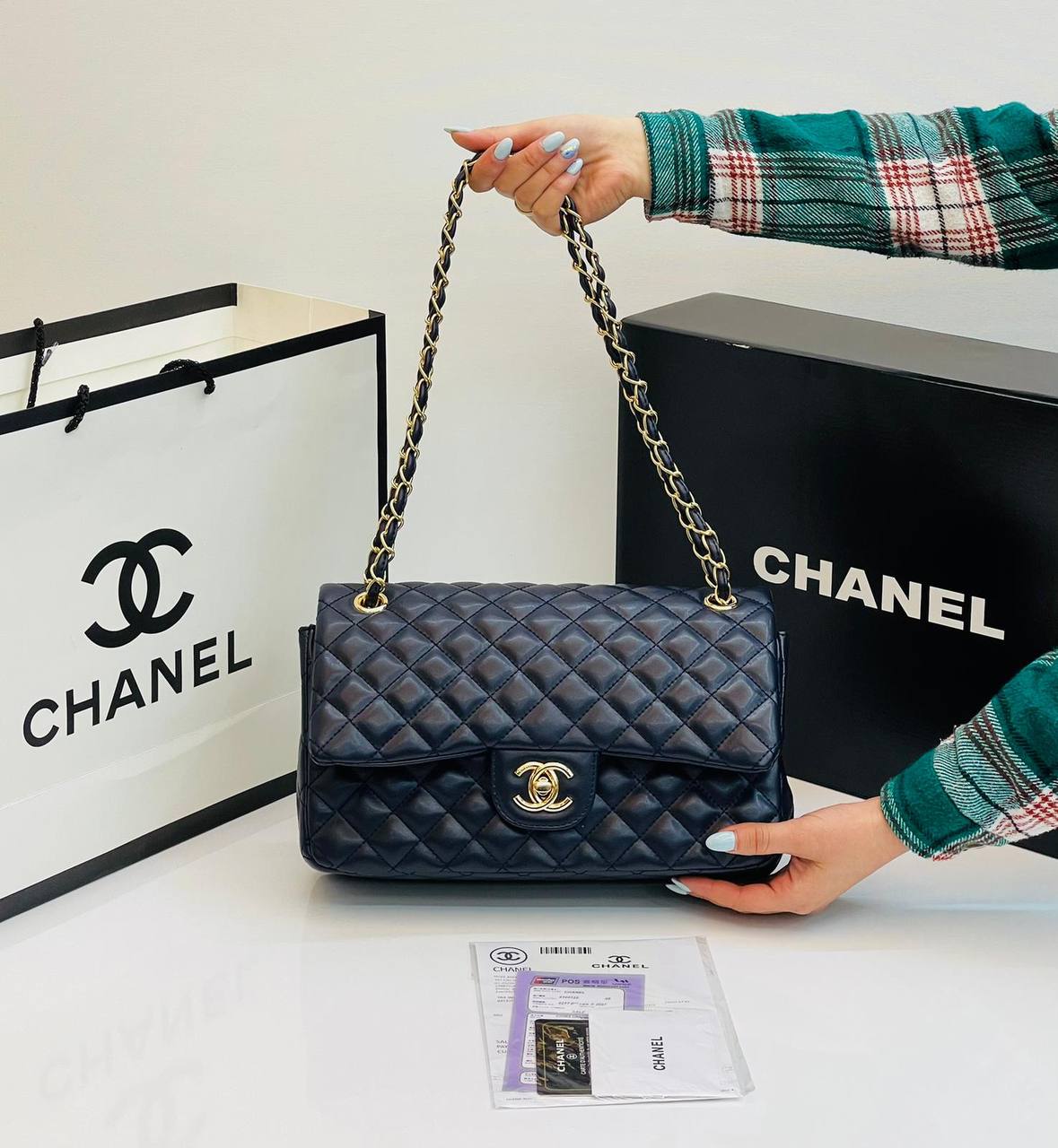 Chanel leather handbags