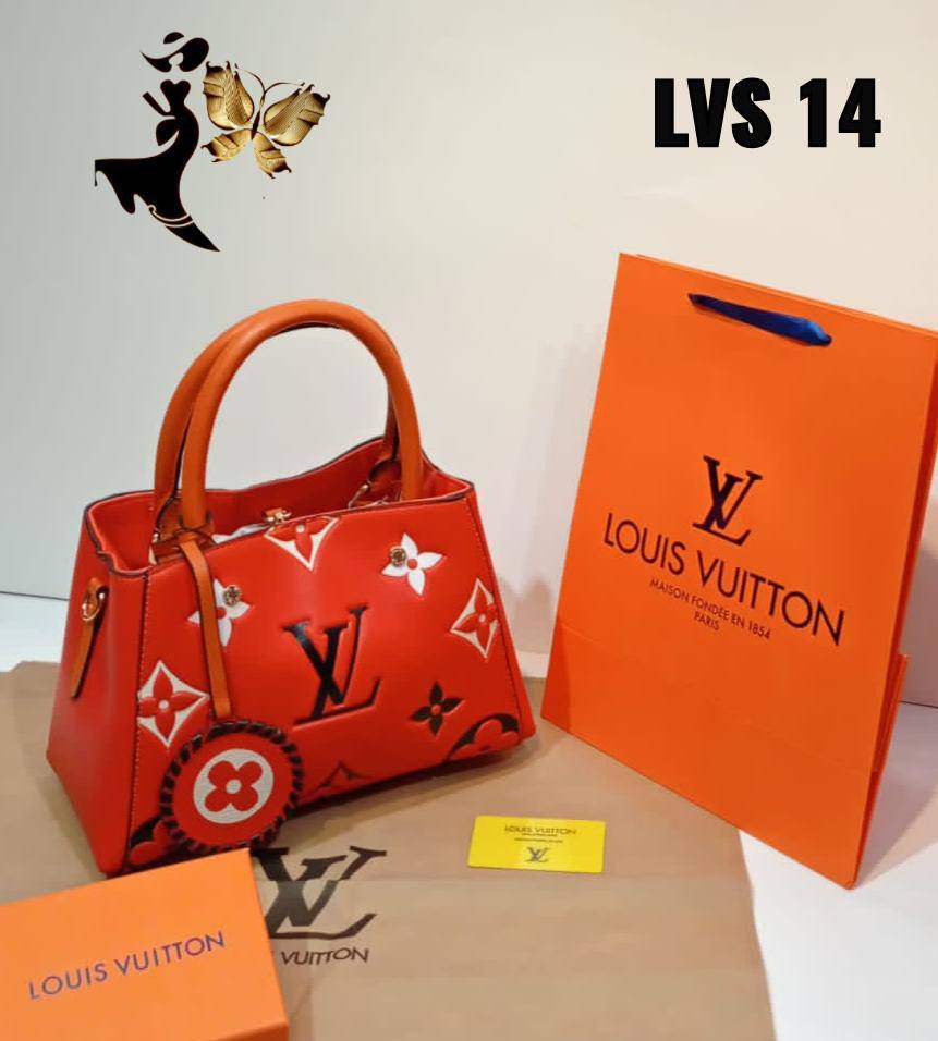 Louis Vuitton bicolor Monogram leather shoulder handbags